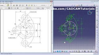 CATIA Training Course Exercises for Beginners - 3 | CATIA Sketcher Practice