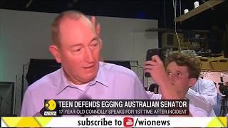 'Egg Boy' speaks out why he smashed egg on Australian senator