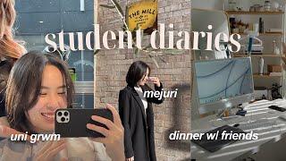 UNI VLOG: realistic day in my life, grwm for uni at uts, new bed, alina's grad | student diaries