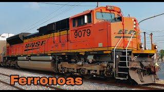 Excelentes cornetazos de esta Serie 9mil líder de un tren Ferromex en León, Guanajuato NOAS_5