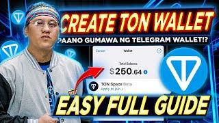 How to Create TON Wallet / TELEGRAM WALLET Full Guide (Tagalog)