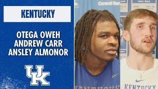 Kentucky basketball players discuss early practices and Mark Pope offense