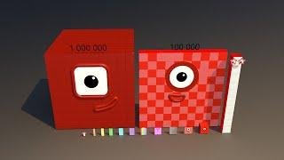 speedart create numberblocks 1 million