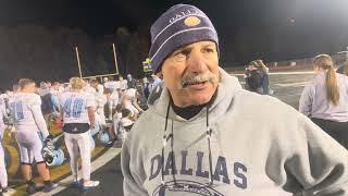 My New Postgame Interview with Dallas Head Football Coach Rich Mannello