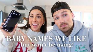 Baby Names We Love but Won't Be Using! | 2nd Trimester Vlog