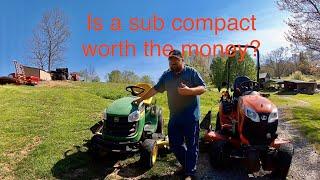 Why you should buy a SubCompact Tractor over a rider or zero turn!