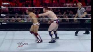 Sheamus Brogue Kick On Daniel Bryan