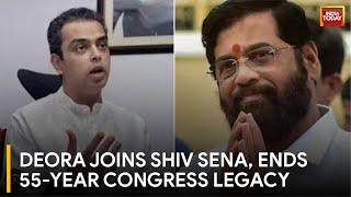 Senior Congress leader Milind Deora Shifts Loyalty to Shiv Sena