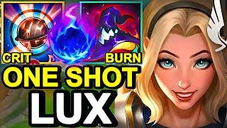 Wild Rift China Lux Support - MAX AP ONE SHOT LUX BUILD RUNES - Challenger Solo Rank Gameplay