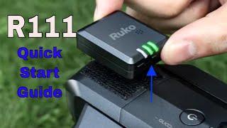 Ruko R111 Remote ID  ( Quick Start Guide )