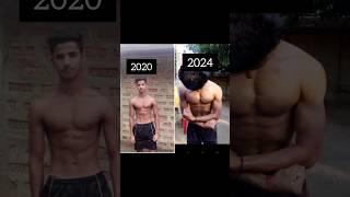 // My 4 years Body transformation // #homworkout #fitness #youtubeshorts #shorts