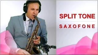 Como fazer split tone no Saxofone essa técnica não é o som rasgado a coluna de ar do sax faz  efeito