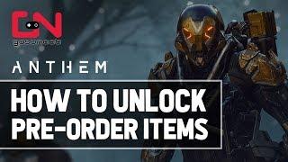 Anthem  How to Unlock Legion of Dawn Armor, Origin access & Pre-Order items