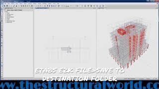 How to Create an ETABS e2k file?