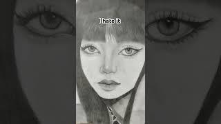 my art before art school  #art #drawing #drawingvideo #sketch #draw #eyes #kpopfanart #short