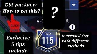 HOW TO INCREASE YOUR OVR|HOW TO CALCULATE YOUR OVR|OVR GLITCH #fifamobile22 #fifamobiletipsandtricks