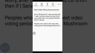 Next Video Voting Announcement!
