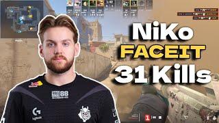 NiKo 31 Kills (Mirage) FACEIT Ranked June 09, 2024 | CS2 POV