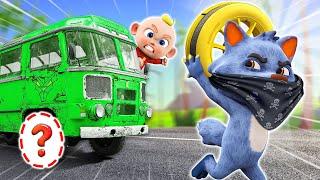 Zombies On The Bus Song ‍️  | Cartoon for Kids | More Nursery Rhymes & Baby Songs
