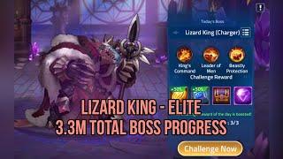 MLA - GBR [Thursday] Lizard King (Elite) 3.3M Total Boss Progress w/ Blessing Buff