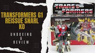 Transformers G1 Dinobot Snarl KO Unboxing & Review