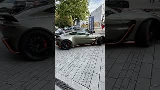 All new Aston Martin V12 Vantage I startup  