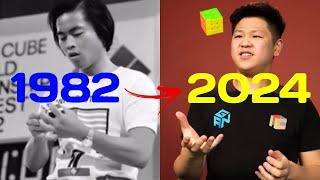 History of Rubik's Cube World Records 1982-2024 | 3x3