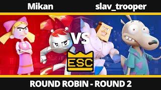 NASB at ESC 18 - Round 2 - Mikan (Jenny, Helga) Vs. slav_trooper (Powdered Toastman, Rocko)