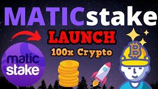 MaticStake NEW Polygon Matic 100x Crypto Staking