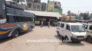 Jajpur town in Orissa - take a bus ride through rural India