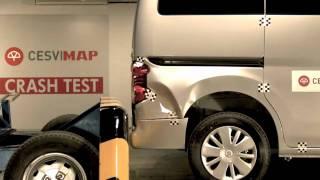 Crash test trasero Nissan Nv 200 en Cesvimap