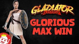  HUGE 10,000X MAX WIN ON HACKSAW'S GLADIATOR LEGENDS SLOT!