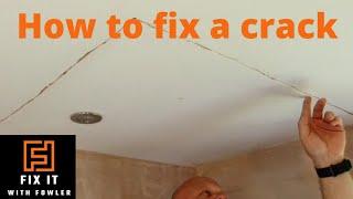 I Fixed Ceiling Cracks & You Won't Believe How They Look Now