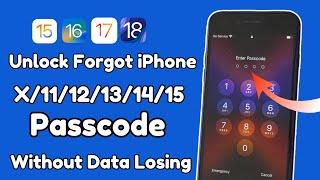 (IOS 18) Unlock Forgot iPhone X/11/12/13/14/15 Series Passcode Without Losing Data ! Full Guide 2024