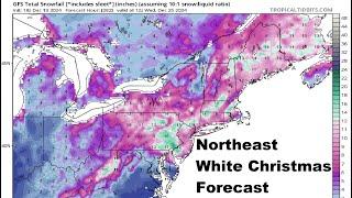 Winter Weather Warnings In 11 States, 3 Feet Of Snow To Hit - Northeast White Christmas - NJ Drones