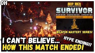 HYPE Ending! Shock Fences - Weapon Mastery Challenge! Deep Rock Galactic Survivors!