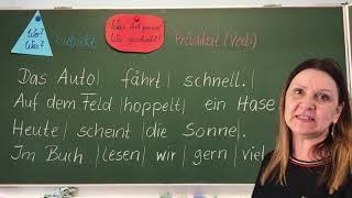 Deutschunterricht Klasse 3 und 4: Übung Subjekt und Prädikat