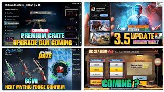 Finally  Bgmi Next Mythic Forge Upgrade Gun Confirmed | Next Premium Crate Gun Confirm - 3.5 Update