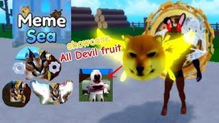 Roblox Meme Sea Showcase All Devil Fruit