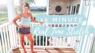 15 MINUTE FOLLOW ALONG MORNING STRETCH | follow along and stretch with me, morning stretch routine