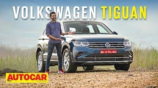 2021 Volkswagen Tiguan review - Premium VW SUV back as a 5 seater | First Drive | Autocar India