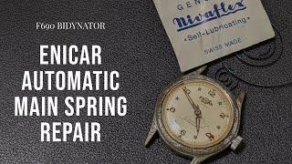 Enicar Automatic Mechanical Wristwatch Repair - F 690 BIDYNATOR