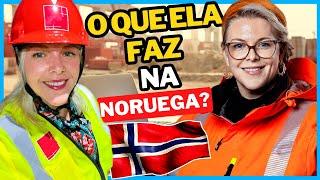 ESSE É O EMPREGO DE MINHA ESPOSA NA NORUEGA.