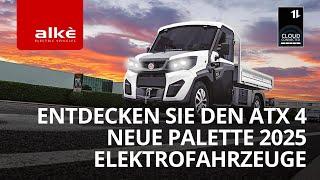 Entdecken Sie den Alkè ATX 4 | Neue Palette 2025 Elektrofahrzeuge