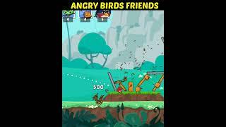 ONE ANGRY BIRD DESTROYS ALL THE BAD PIGGIES HOUSE | ANGRY BIRDS FRIENDS #shorts #angrybirdsfriends