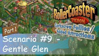 RollerCoaster Tycoon || Park Playthrough: Gentle Glen [Part 1/3] || Gentle rides galore (+1 coaster)