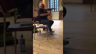 Magnus Bäckström spelar polska från Ore efter Hans Dalfors