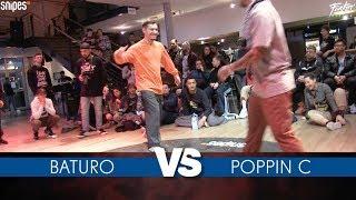 SNIPES FUNKIN STYLEZ 2019 - POPPING SEMI FINAL 1 - BATURO vs. POPPIN C