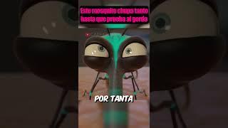 Este mosquito chupa tanto hasta que prueba al gordo #cortos