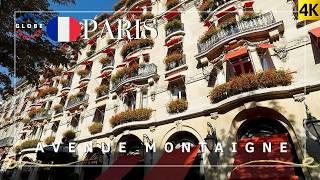 PARIS 8th Arrondissement Champs-Élysées Avenue Montaigne Luxury Walking tour 4K